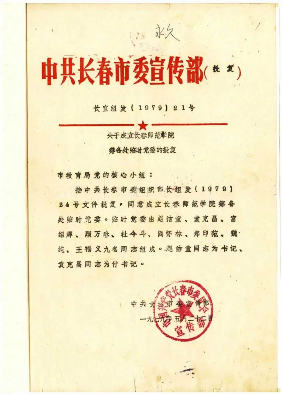 校史沿革 1979